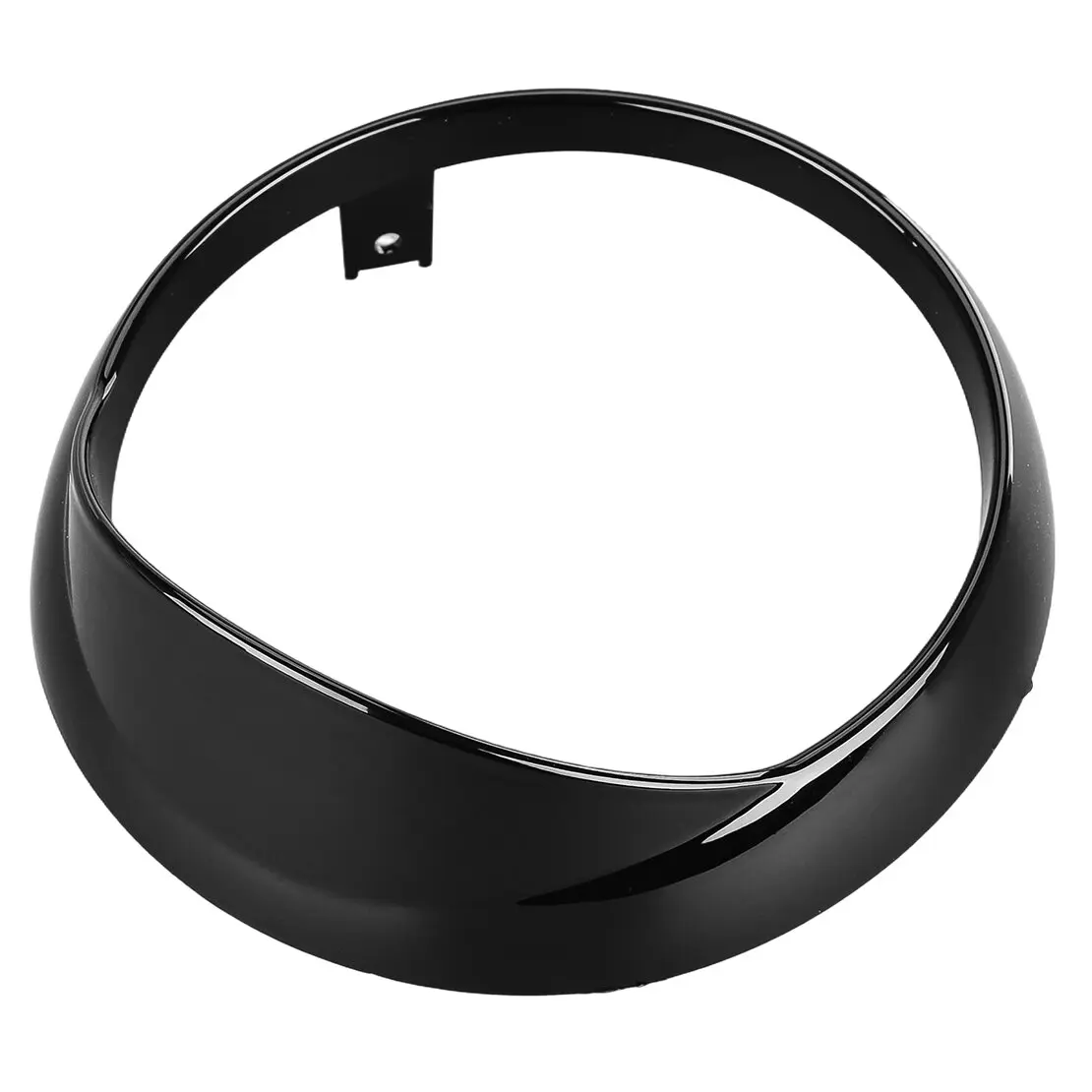 Glossy Black Motorcycle Headlight Ring Trim Cover Peak Bezel fit for VESPA GTS 150 200 GTS 250