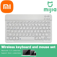 This Bluetooth keyboard is a universal wireless keyboard and mouse set for iPad, Xiaomi and Huawei mobile phones and tablets