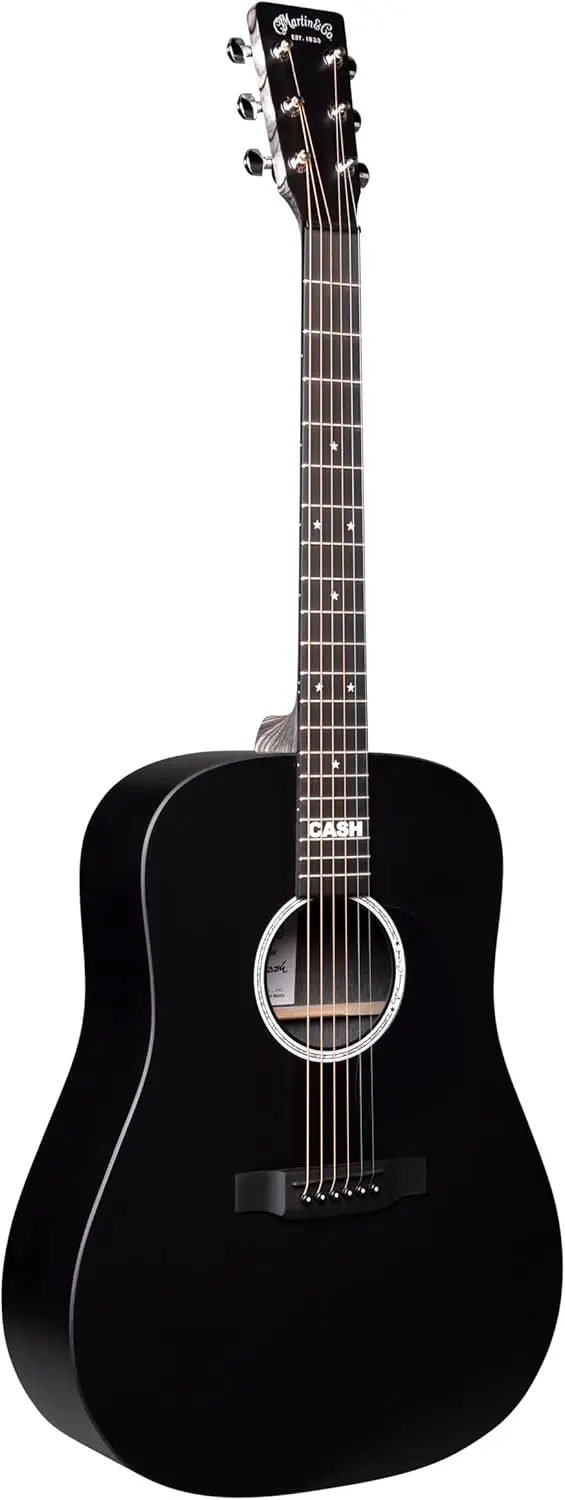 Edition Acoustic-Electric Guitar with Gig Bag, HPL Construction, Modified D-14 Fret, Performing Artist Neck Jett Black