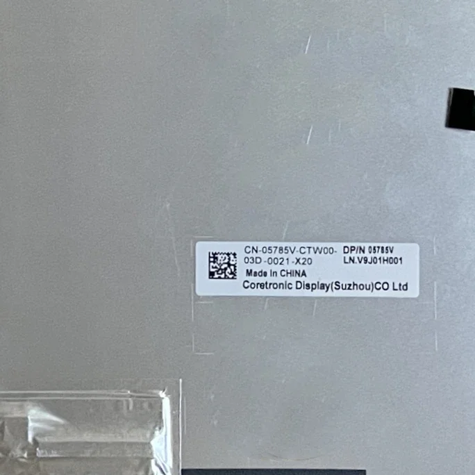 Ln. v9j01h001 dpn 05785v 15.6 polegadas tela lcd do portátil