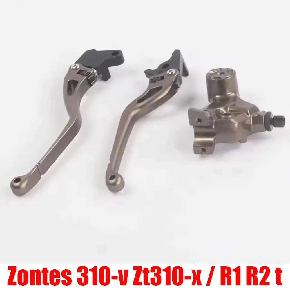 FIT Zontes 310-v Zt310-x / R1 R2 t Motorcycle Left Hand Handle Rocker Clutch Mirror Base Bracket Rear View NEW