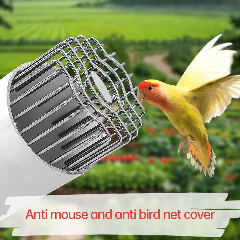 

New Stainless Steel Roof Floor Drain Balcony Drainage Ditch Anti-Blocking Mesh Cover Garden Outdoor Rooftop Gutter Guard St