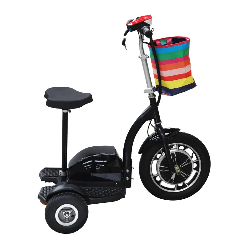 

Electric tricycle household the elderly shopping scooter small folding mini three-wheeled battery car