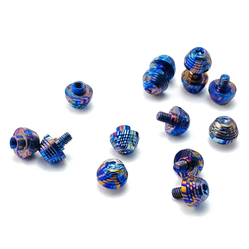 Thumb Stud Set Custom Timascus kwik thumb stud For Demko AD20.5 Folding knife parts