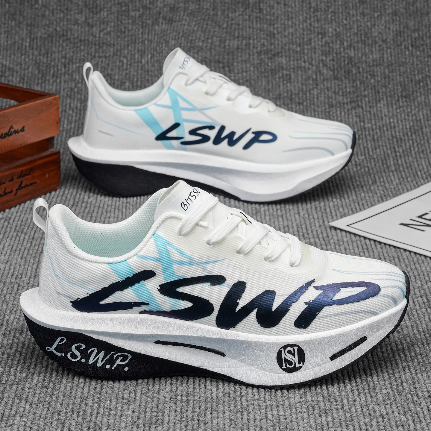 Freizeitsportschuhe für Herren, Ganzjahres-Freizeitschuhe für Herren, Outdoor-Sport-Laufschuhe für Herren, Freizeitschuhe mit dicker Sohle und erhöhter Absatzhöhe, geeignet für Outdoor-Aktivitäten, Fitness, Straßenjoggen, vielseitige, modische und trendige Freizeitschuhe, geeignet für alle Jahreszeiten – Detail 15