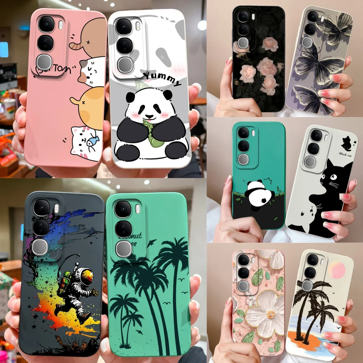 Case For Vivo V40 Lite V40SE Y200 Y300 Soft Liquid Silicone Phone Housing For Vivo V40Lite V40 SE 80W Full Protection Back Cover