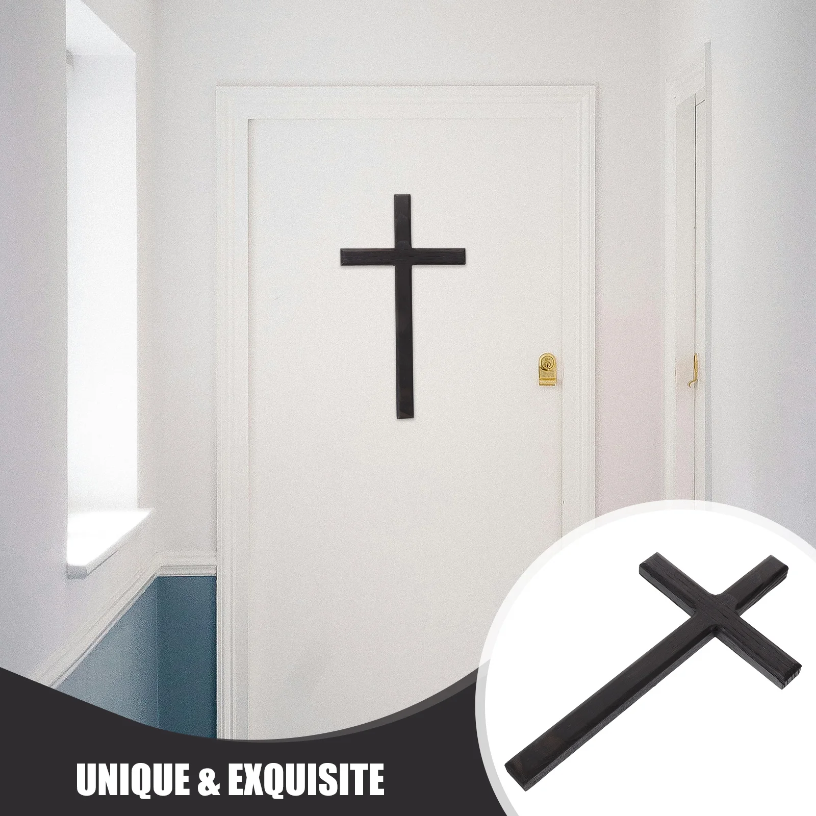 

Wooden Wall Cross Hanging Religious Decorative Ornament Home Decor Living Room Bedroom Wall Hanging Cross Wooden Craft