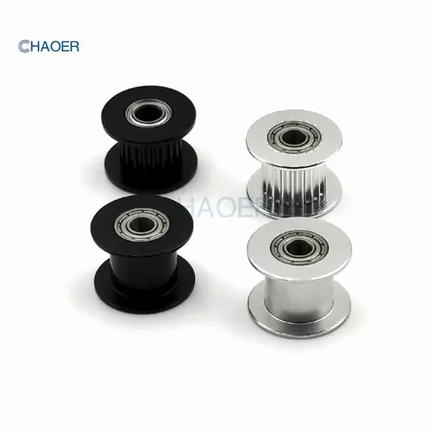 2GT 20-tänders spännrulle, borrning 3/4/5/6/8 mm, för GT2, öppen rembredd 6/9/10/15 mm, lagerjustering, styrhjul, synkront hjul 10 best sales remspännare - №10