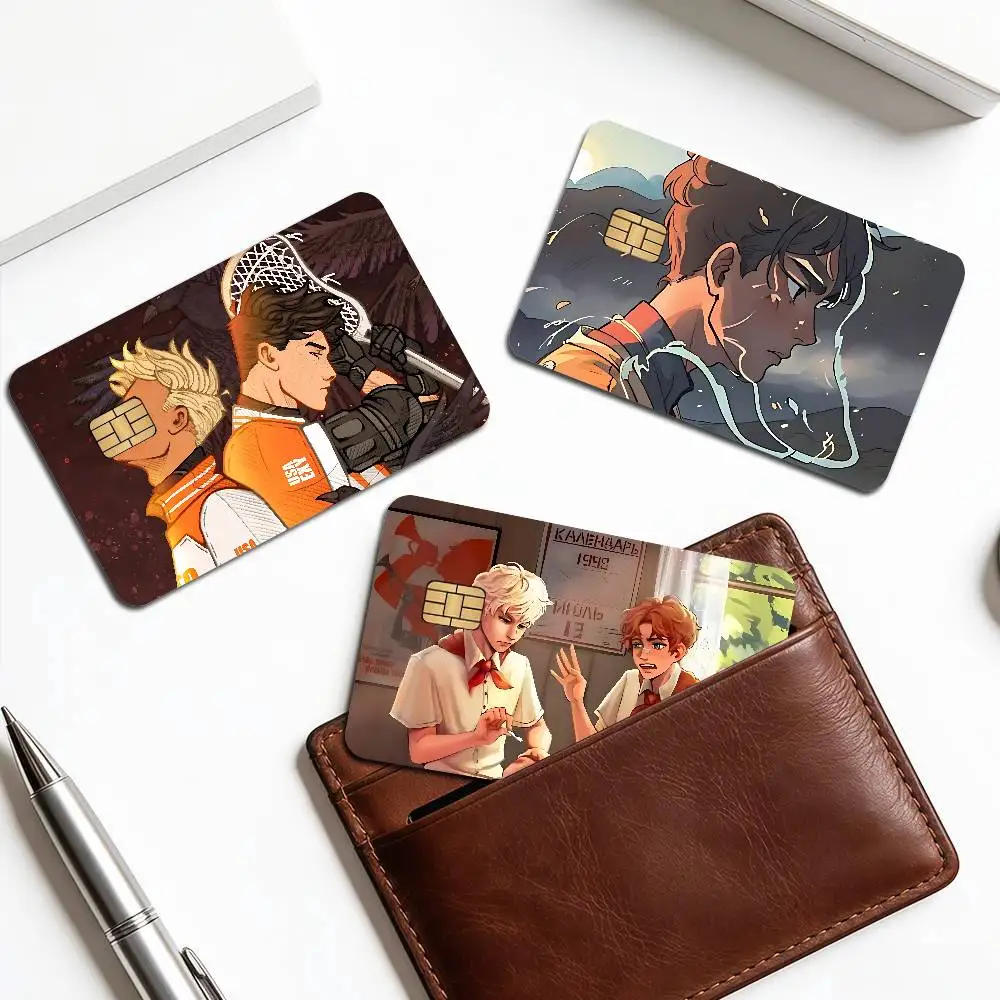 The FoxholeS Court Anime Anime Young Creidt Card Debit Card Sticker Film Case Front Tape for Small Big Chip No Chip
