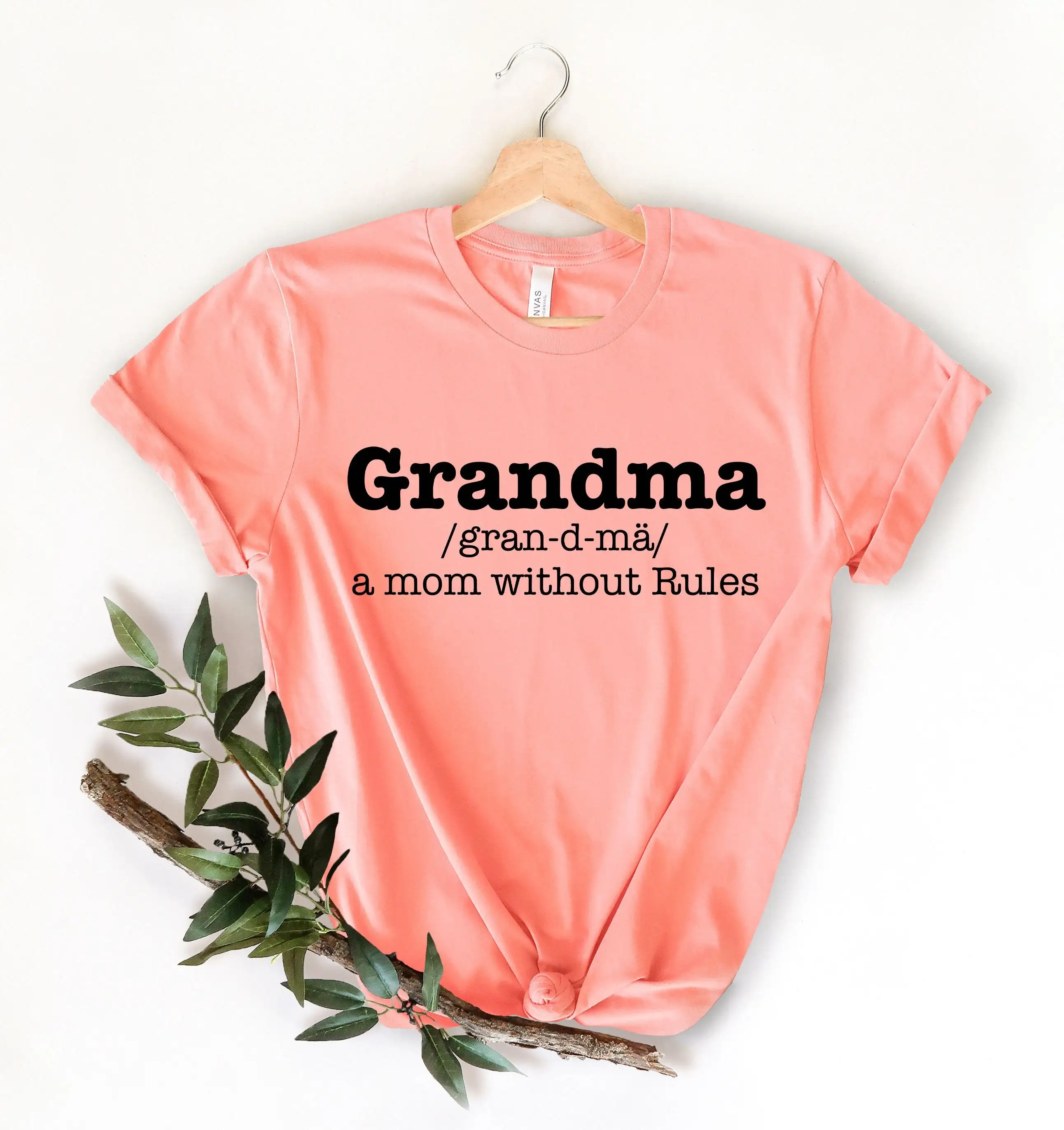 Cute Grandma T Shirt A Mom Without Rules Funny Grandmother Sweat For Her Grand Mamma Pullover Nana Outfit Grammy S