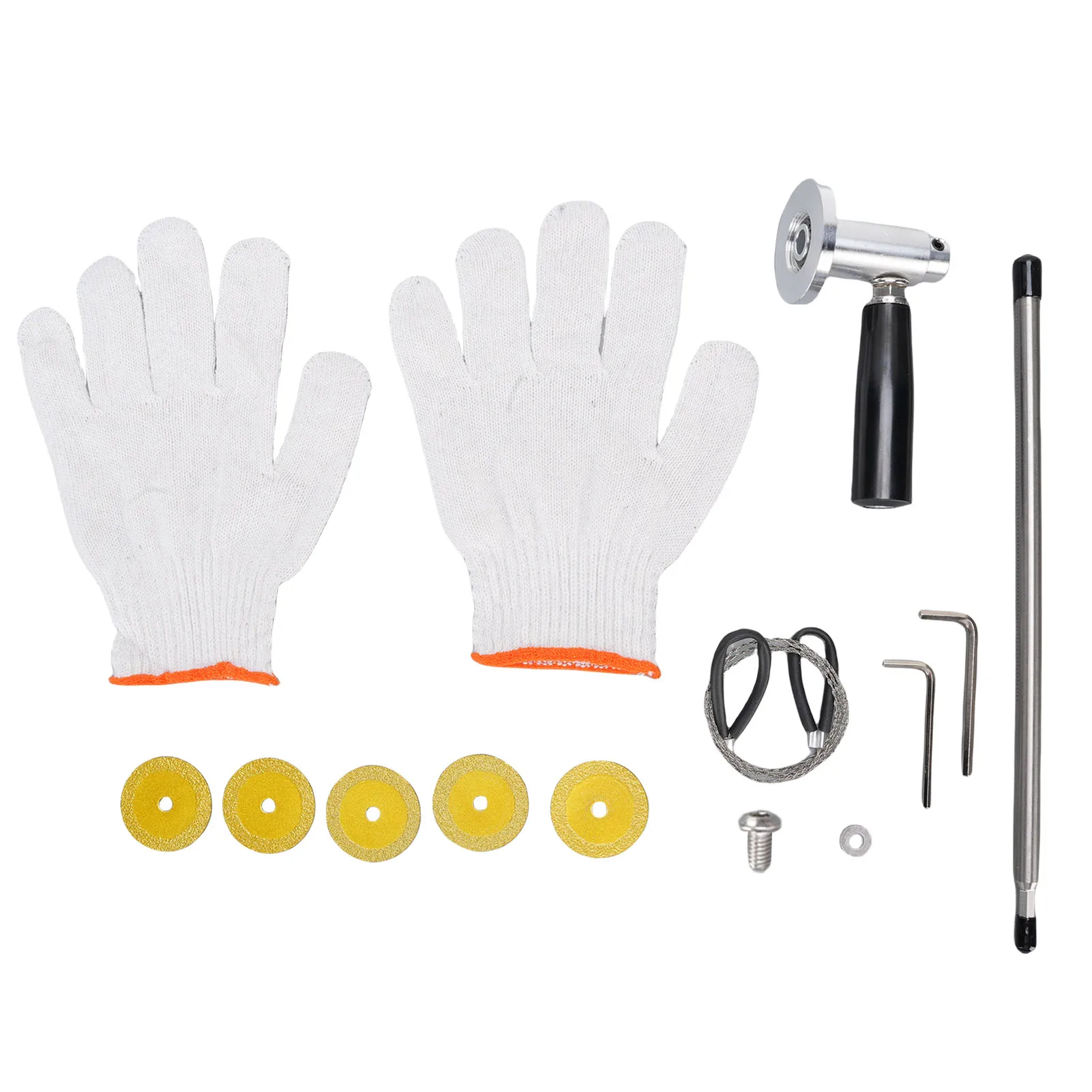 Internal Pipe Cutting Tool With 5 Blades Depth Adjustable PVC Hexagonal Handle ABS Exhaust Pipe Cutting Kit For Pipe Repair