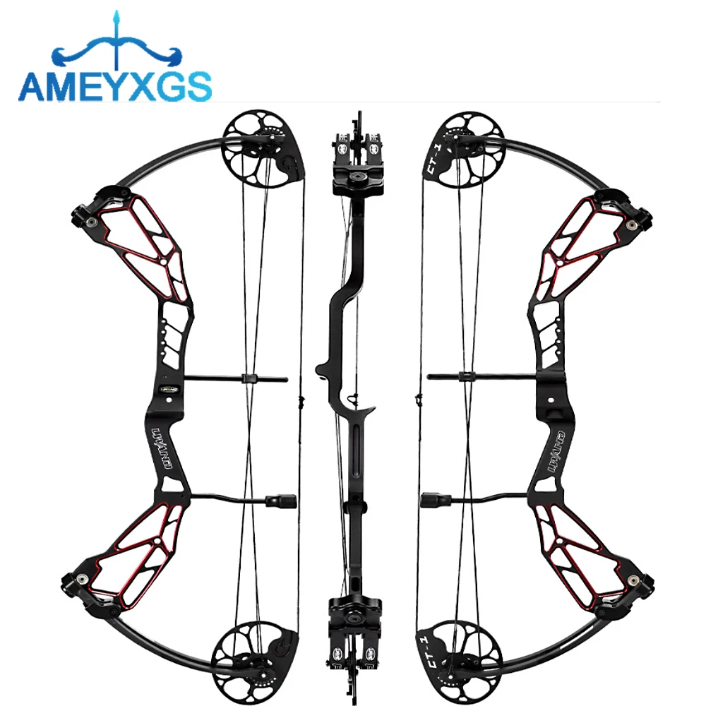 

Archery 30-70LBS Compound Bow 320 FPS Arrow Speed Aluminum Alloy Bow Right Hand Bows Outdoor Adult Shooting Training Accessories