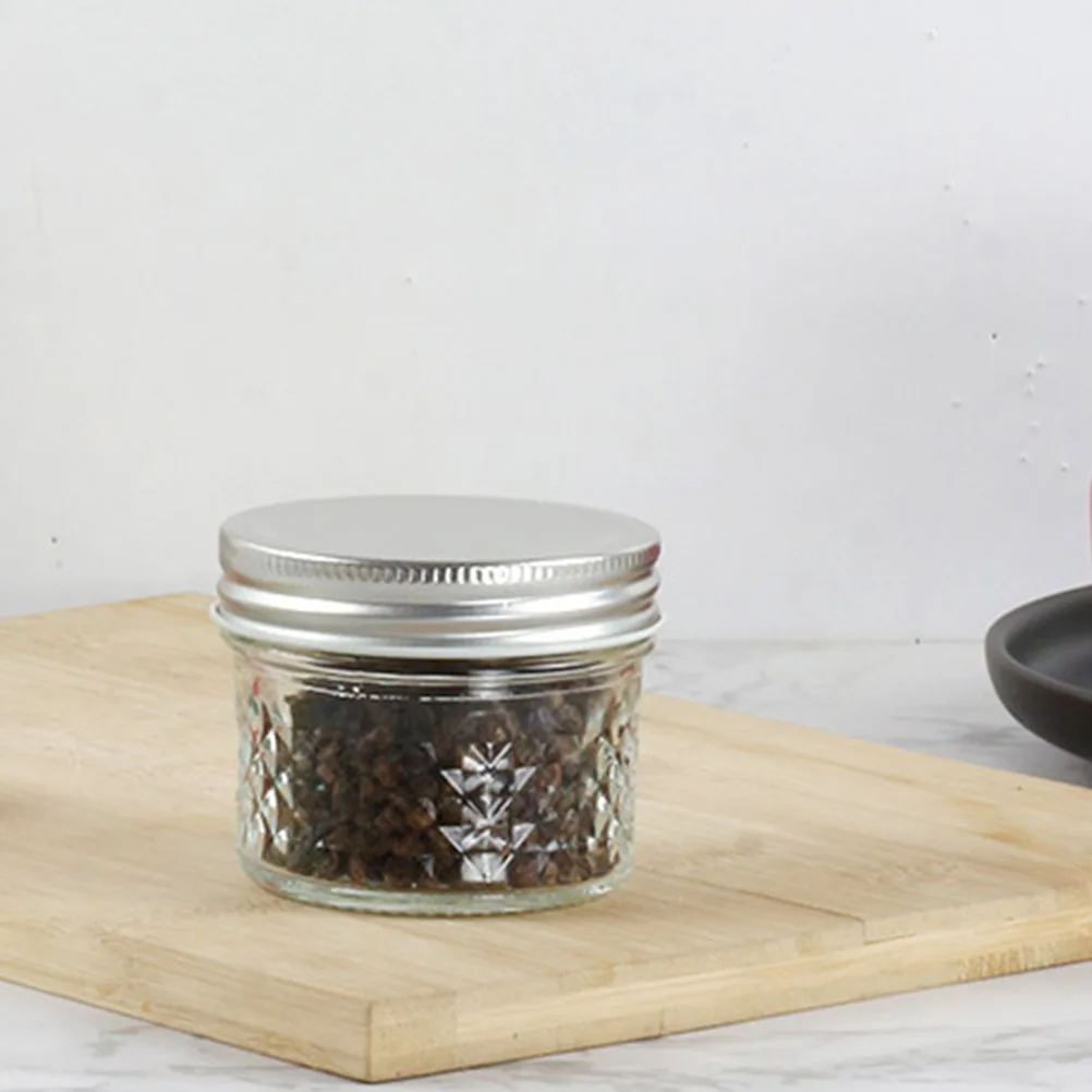 8 pçs frasco selado transparente frascos de mel pequenas garrafas de armazenamento de vidro cozinha recipientes de geléia reutilizáveis guardas frescos