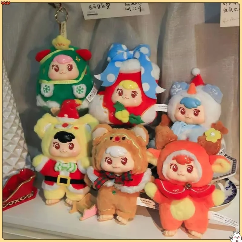 

Ajioo Christmas Party Blind Box Series Festive Atmosphere Ornament Toy Window Display Doll Desktop Decoration Mystery Box Gift