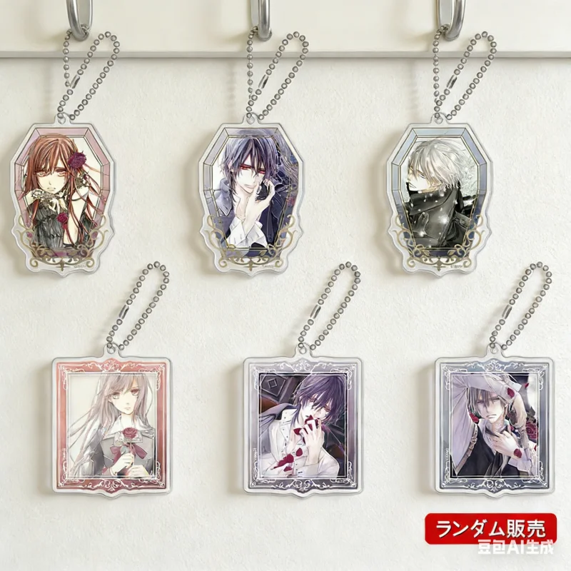 Llaveros de acrílico de Anime Vampire Knight, accesorios de decoración para bolsos, producto exquisito, juguete periférico de animación para regalo