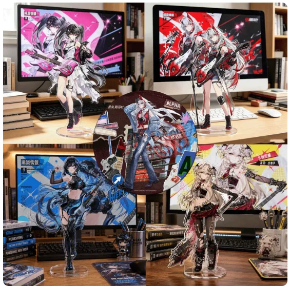 Anime 10cm Acrylic Stand Figure GRAY RAVEN：PUNISHING Lucia Model Plate Cosplay Collection Desktop Decor Gifts XYZ