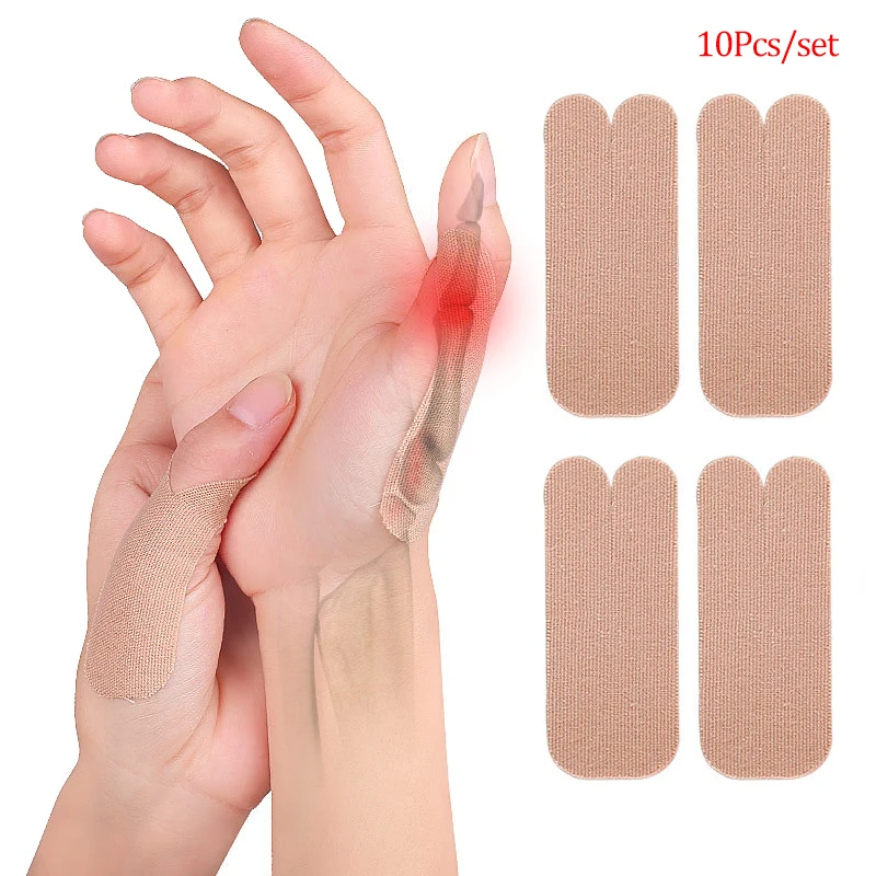 【New】10Pcs Hand Wrist Tendon Sheath Patches For Thumb Finger Pain Relief Therapy Tenosynovitis Arthritis Patch Plaster