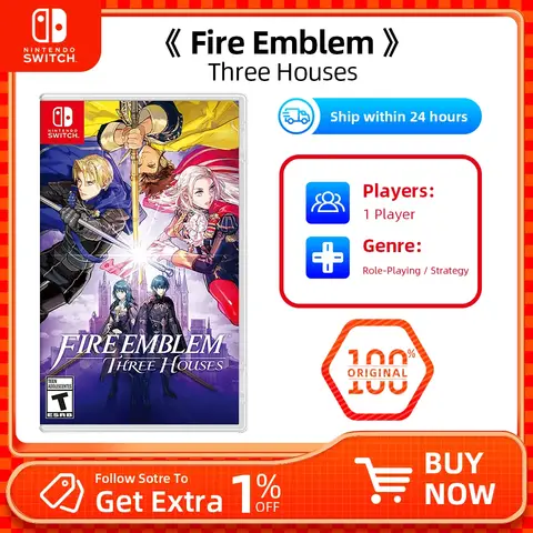 Fire Emblem Three Houses - Nintendo Switch Game Deals 100% Original Physical Game Card RPG Genre for Switch Game Console
