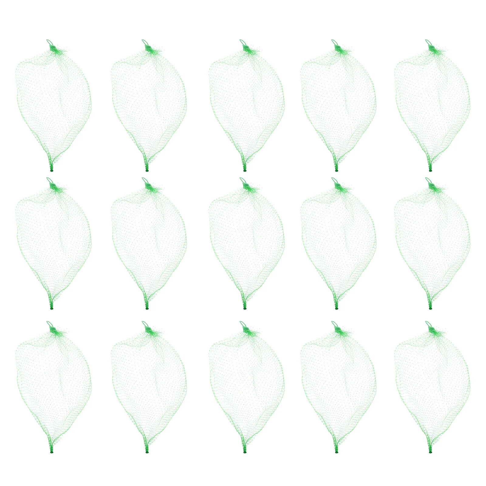 100 stuks dikke mesh producten zakken herbruikbare nylon boodschappentassen fruit groente opbergnetten lichtgewicht draagbaar opvouwbaar