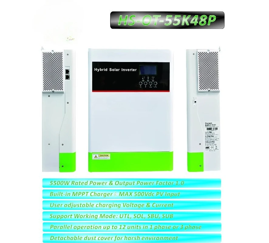 

Power Pure Sine Wave 5.5Kw Hybrid Solar Inverter 12V 220V Dye Inversor Solar Hybrid Inverter Hybrid Solar Inverter Converter