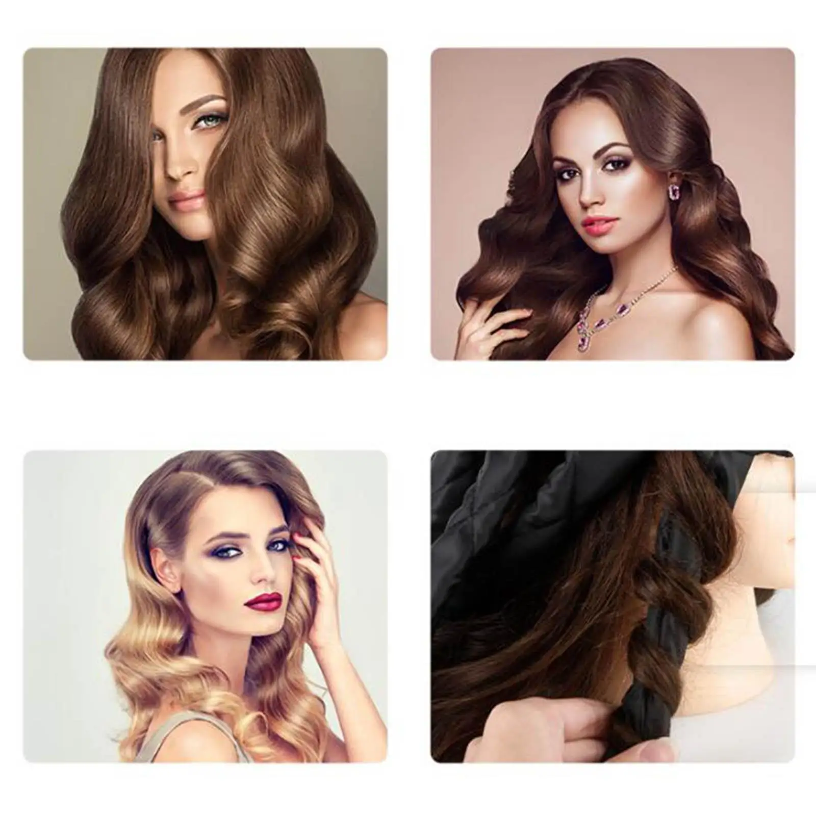 Headband Curling Wand Heatless Hair Curlers Lazy Wave Curler Rod for Natural Curls Home Styling