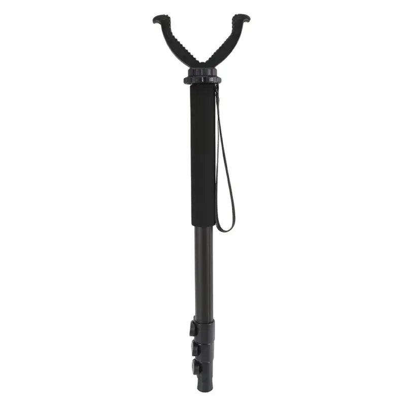 RTENTE-Aluminum Alloy Hunting Stand Adjustable Height Monopod Portable Hunting Accessories With Anti-Lost Wristband