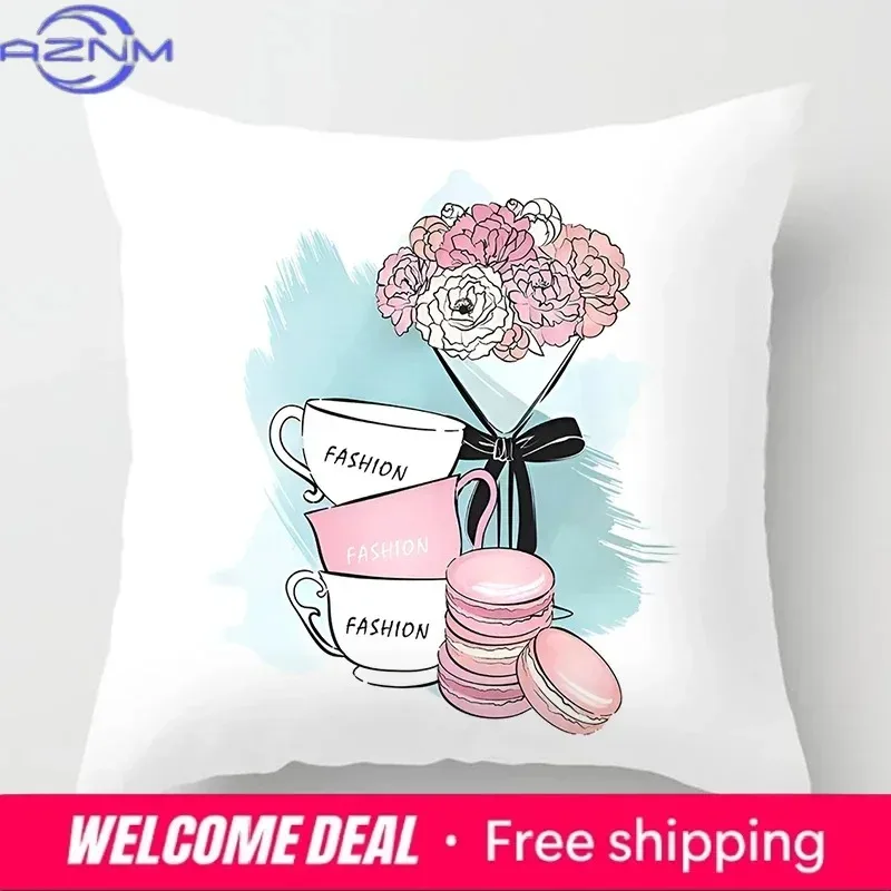 Nordic Young Women's Favorite Pillowcase Home Decoration Living Room Decoration Sofa Cushion Cover 60*60 Car Cushion Cover 40*40
