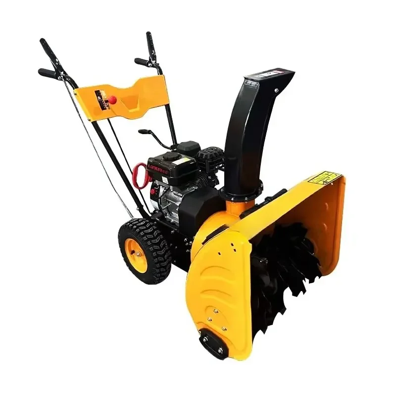 6.5 Hand Push Snow Blower Walk Behind Snow Sweeper Road Cleaning Engine Snow Thrower for Sale