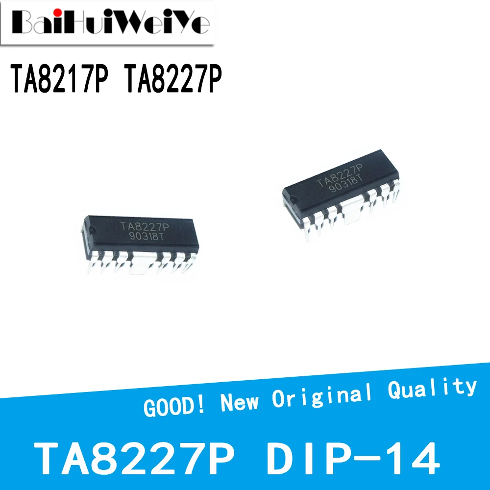 10PCS/LOT TA8217P TA8227P UTC8227  Audio Amplifier Circuit DIP-14 New Good Quality Chipset
