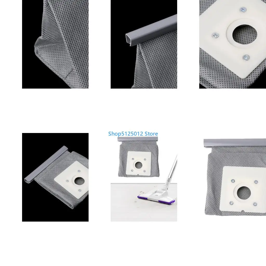 G8TC Non Woven Cloth Vacuum Cleaner Bag Reusable Washable Dust Bags For ZR0049/ZR0007