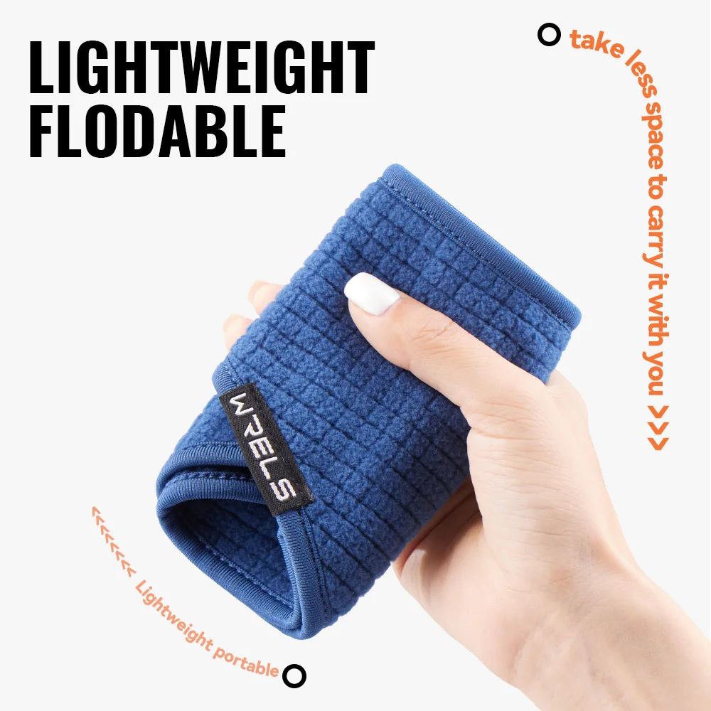 WRELS 겨울 귀마개 헤드밴드 플리스 헤드밴드 러닝 사이클링 보온 귀마개 하이킹 스키 습... - 3