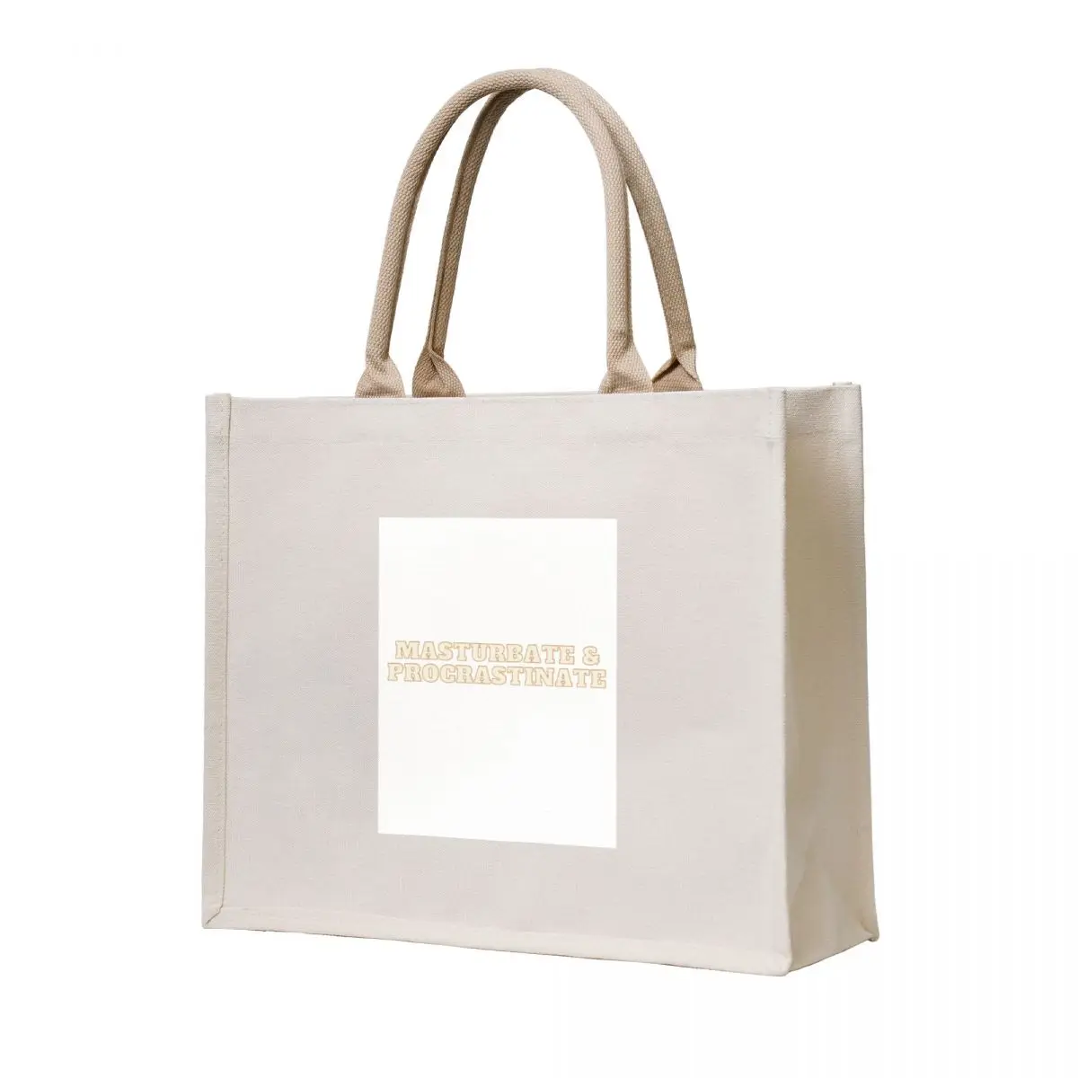 

Masturbate & procrastinate Tote Bag Women's handbag Women's shopper large size bags large tote bag