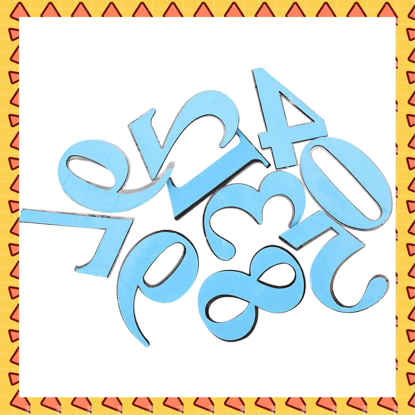 

A008 20 шт., цифры для ворот от 0 до 9, номерная бирка, цифровая табличка на дверь, знак для ящика дома, покрытие для отеля, дома, наклейка, бронза