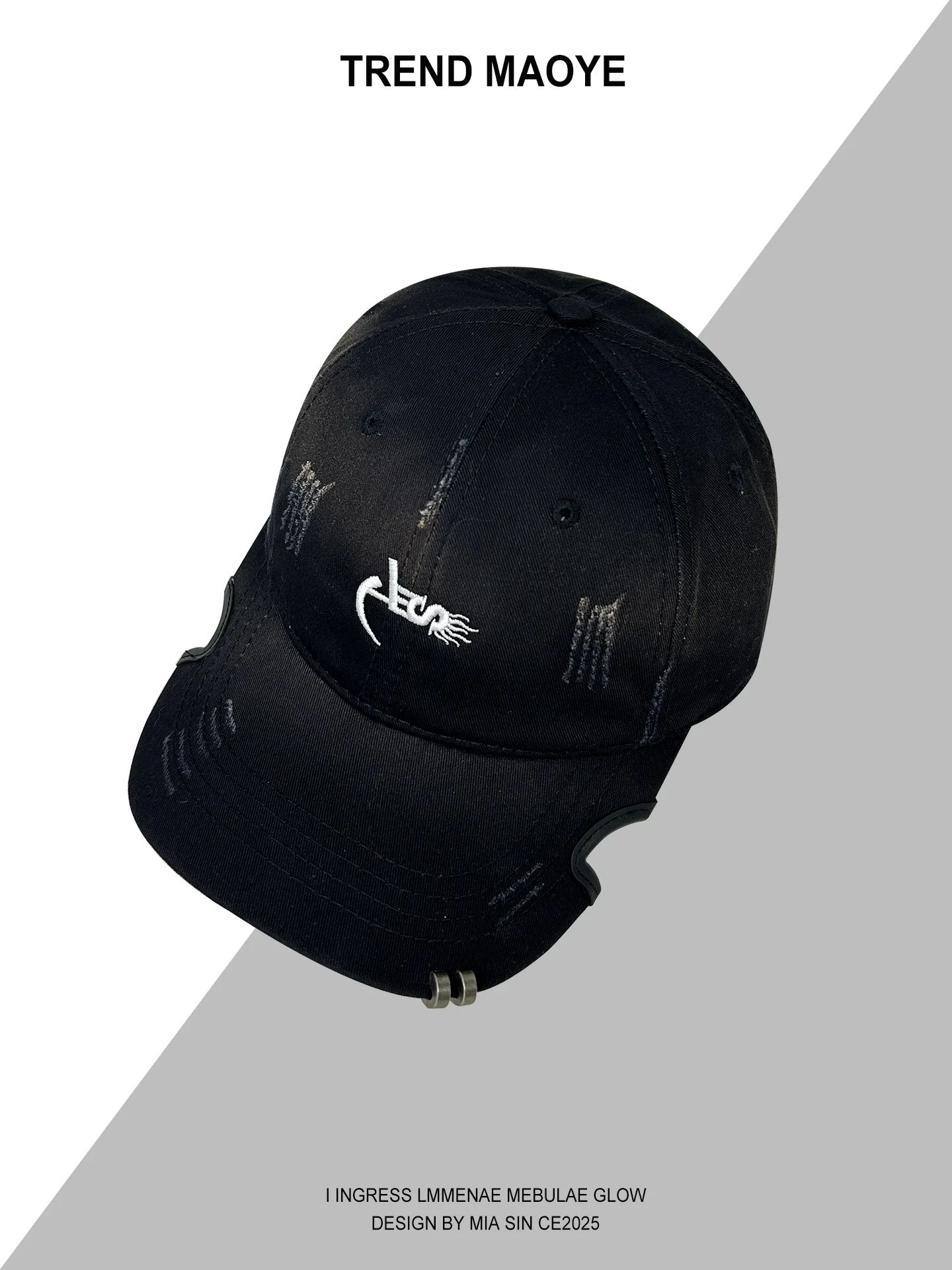 

Alphabet Baseball Caps Men's and Women's Hip Hop Big Head Cap