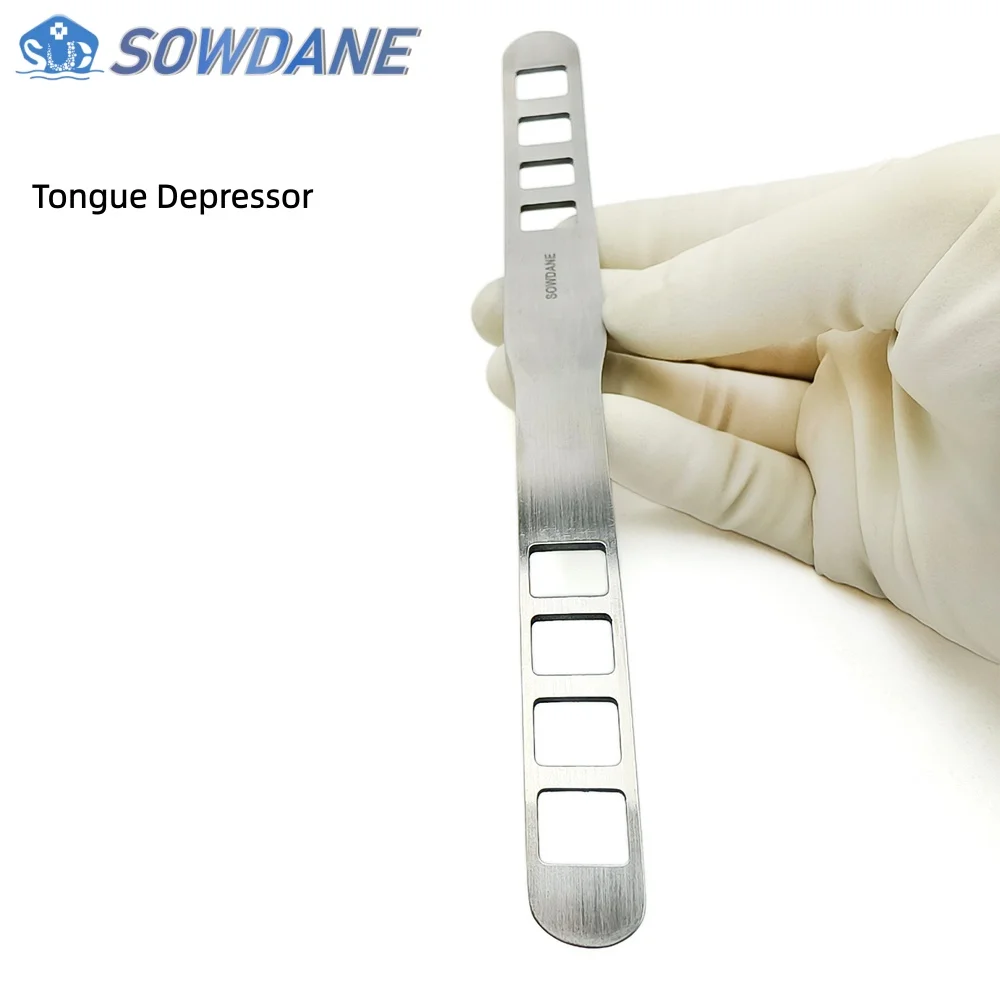 

Dental Oral Tongue Depressor Tooth Oral Muscle Training Tool Cheek Retractor Tongue Spatula Stainless Steel