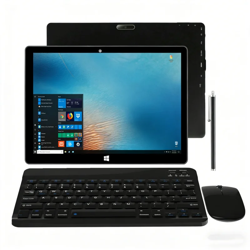 10.1 INCH T10 64 BIT AR10 WINDOWS 10 Tablet PC 8GB DDR RAM 128GB ROM Dual-Core 1280*800 IPS Screen HDMI-Compatible