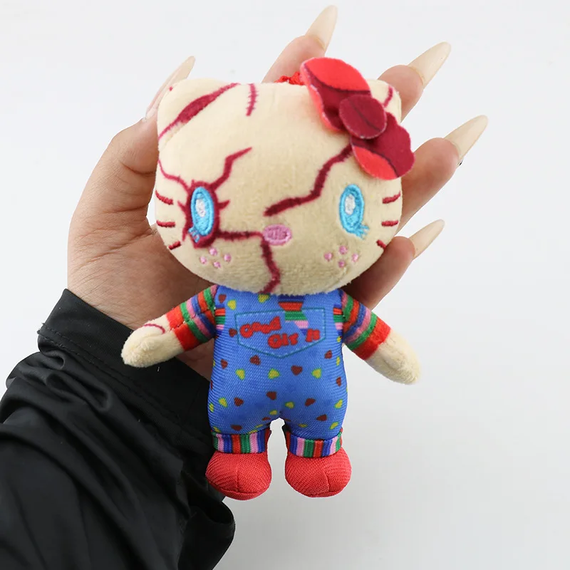 2026  Cute Halloween Creative Plush Toy Clown Resurrection Ghost Baby Chacy Chucky Plush Doll Kids Birthday Gift