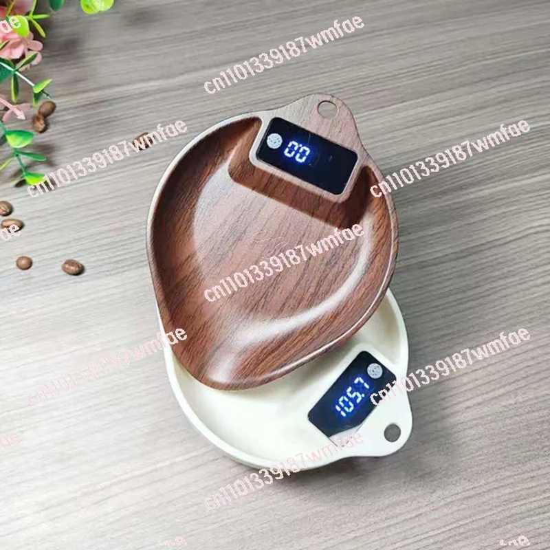 0.1G coffee electronic scale special hand brewing Italian intelligent baking bean plate bean plate weighing scale