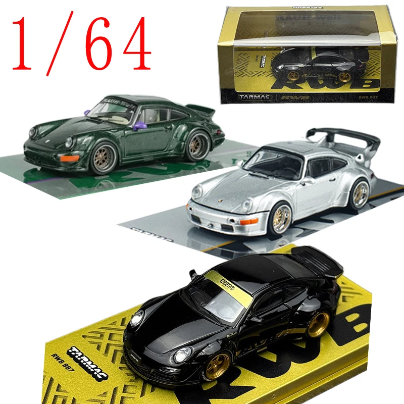 tw-diecast-1-64-scale-porsche-rwb-964-car-model-alloy-porsche-997-rwb-play-vehicles-toys-for-boys-original-box-collect-display