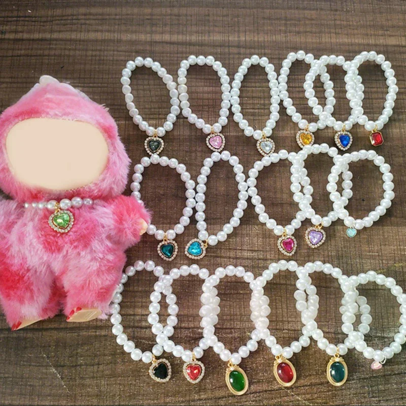 จี้สร้อยคอตุ๊กตาสำหรับตุ๊กตาขนาด 17 ซม. ของตกแต่งตุ๊กตาน่ารัก สร้อยคอจิ๋วแบบกล่องสุ่ม อุปกรณ์เสริมตุ๊กตา