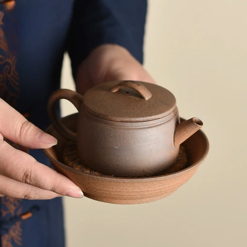 145ML Retro Japanese Style Pot Teapot Kung Fu Coarse pottery Tea Making Device Tea Infuser Tea Kettle Chinese Small Teapot