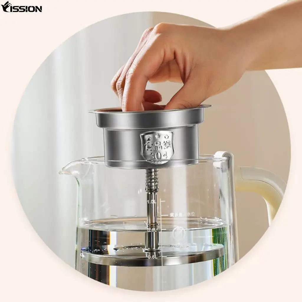 Cordless Glass Tea Kettle Electric 1L Capacity Automatic Shut-off for Household & Hotel Use