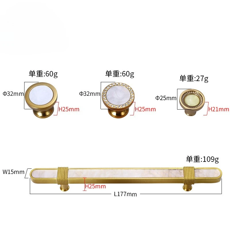 Zinc alloy marble cabinet door handle, drawer wardrobe door handle, golden long strip closet door handle, wardrobe handle