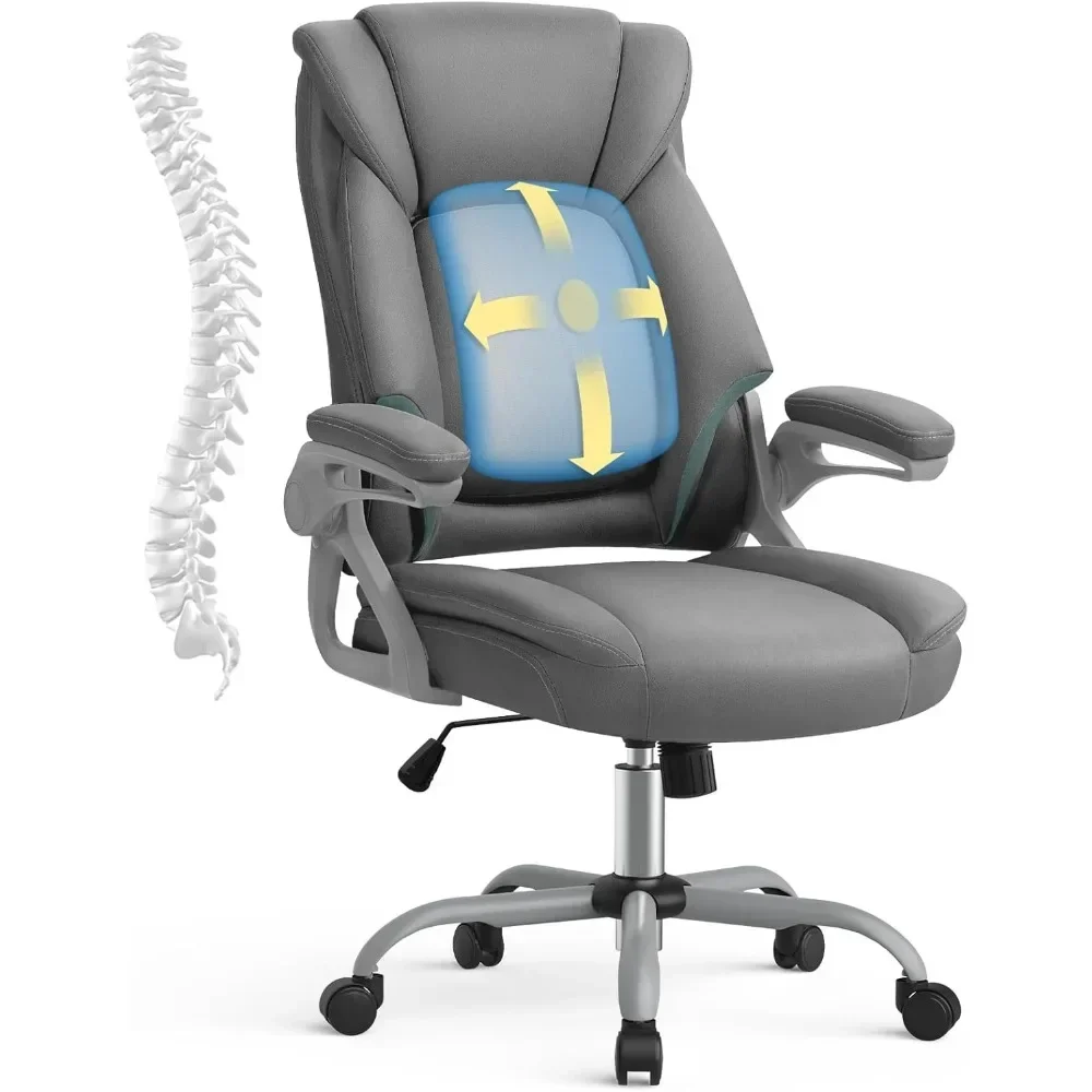 

Бестселлер: Эргономичное офисное кресло руководителя с откидными подлокотниками, офисные кресла с 3D-поддержкой поясницы, современное кресло для рабочего стола из технической ткани