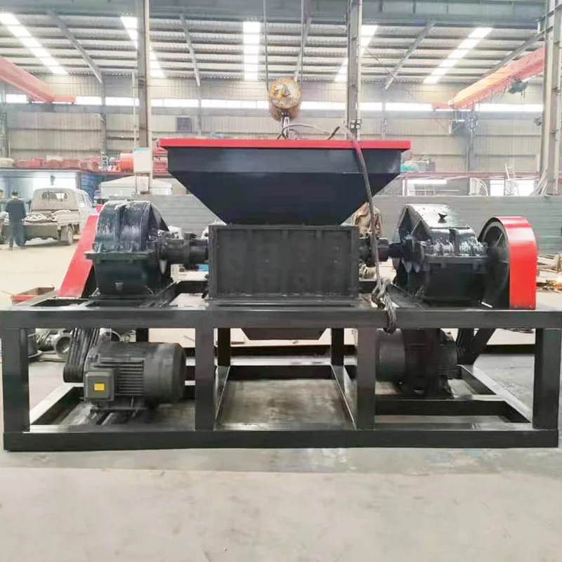 Tire Shredder Machine Waste Rubber Tire Recycling Equipment