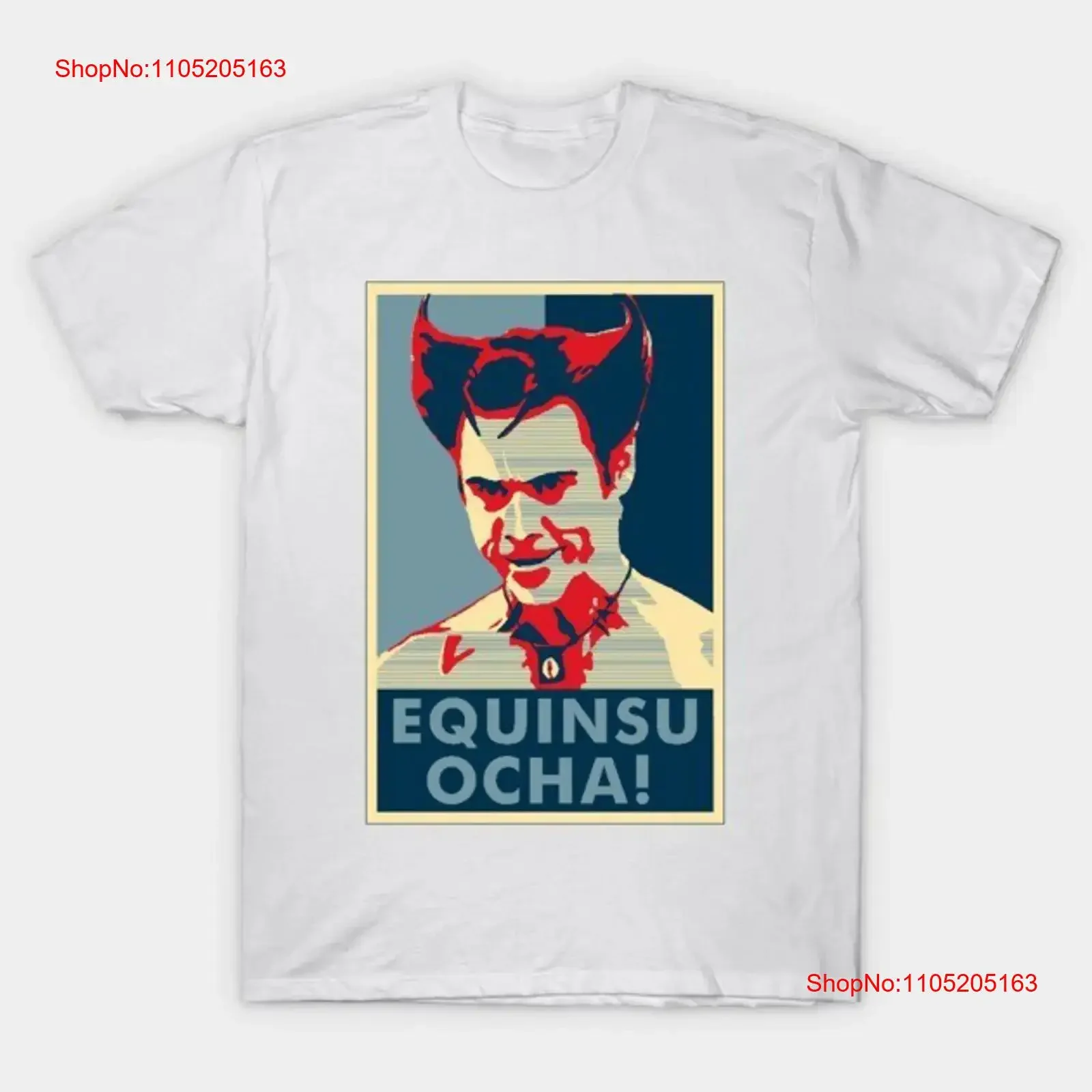 White Devil Equinsu Ocha T Shirt vintage Washed Unisex Stretched Top For Everyday Wear streetwear fashion Comfortable Casual