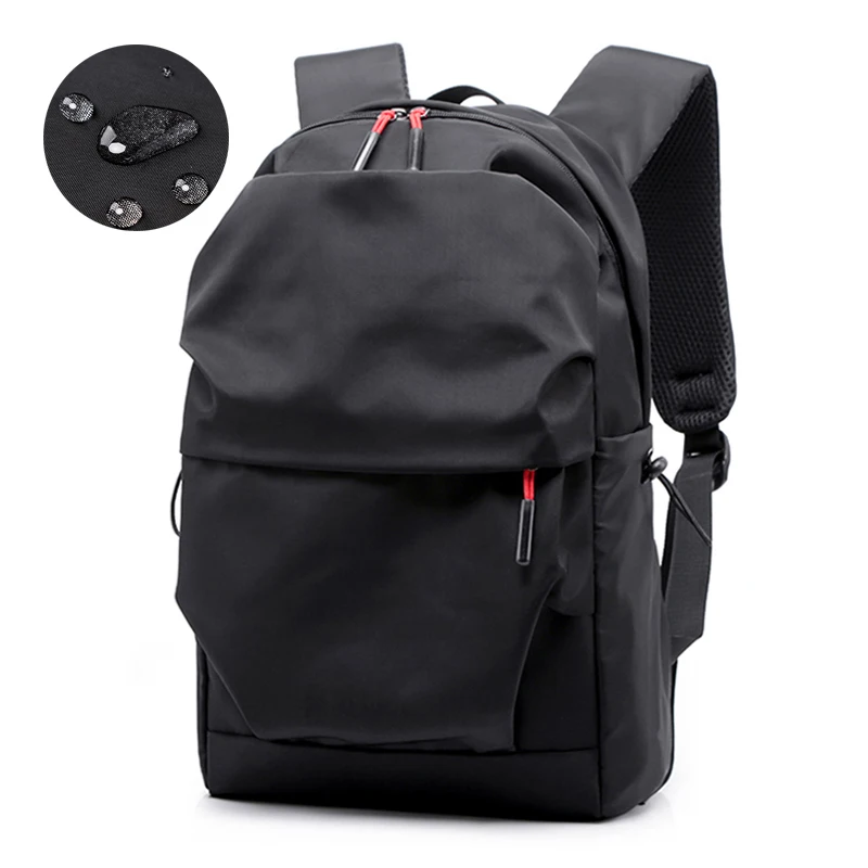 

Luxury Multifunction Waterproof Backpack Men Student School Bags Notebook Backpacks Casual Pleated 15.6 Inch Laptop Bag for Men