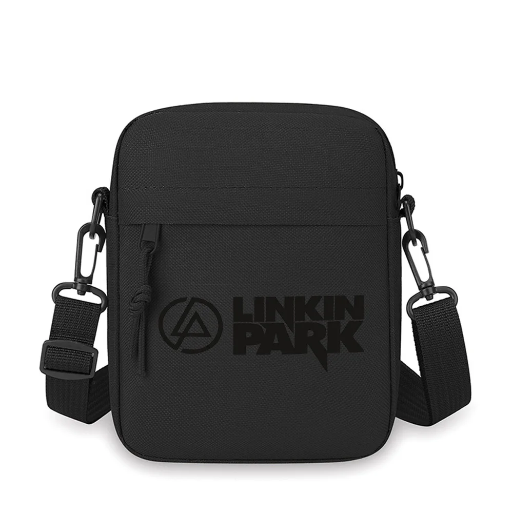 Linkin Park band symbol Men Crossbody Bag Single Shoulder Women Cartoon Anime Film Printing Design Unisex