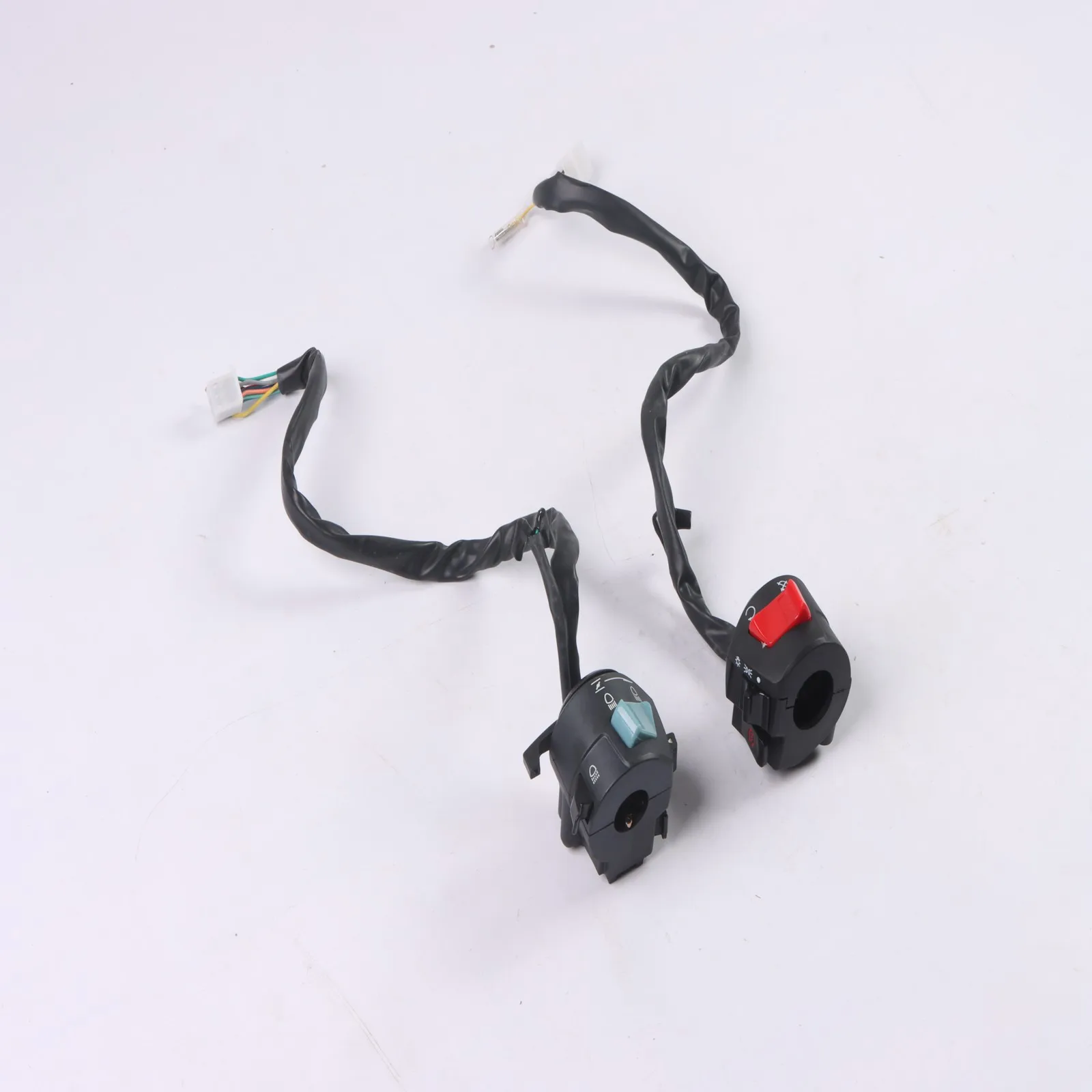 2pcs Handlebar Control Switch Assembly For 2006-2020 Italika DT150 FT150 Forza