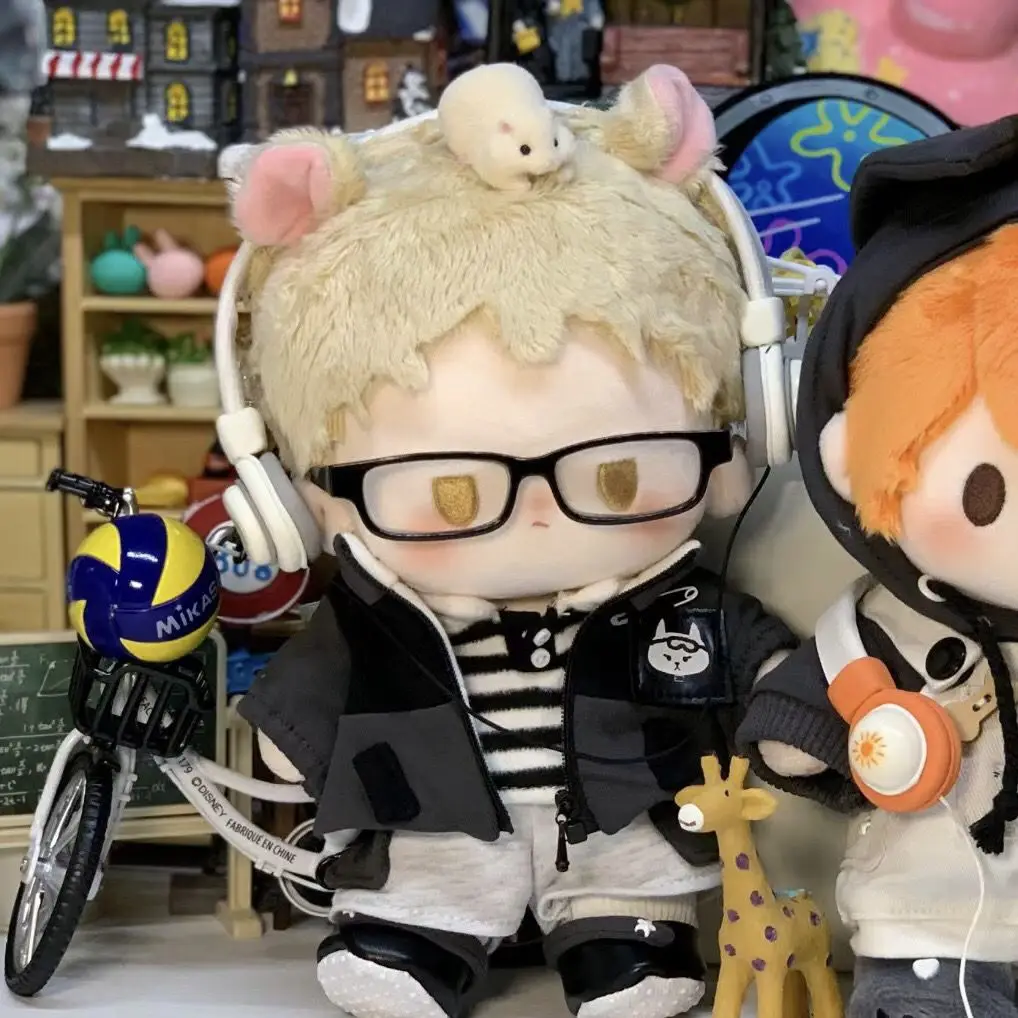 

Anime Haikyuu!! Kei Tsukishima Property Cosplay Dress UP Clothing Fluffy Dolls Fans Mascot Cute Stuffed Toys Xmas Halloween Gift